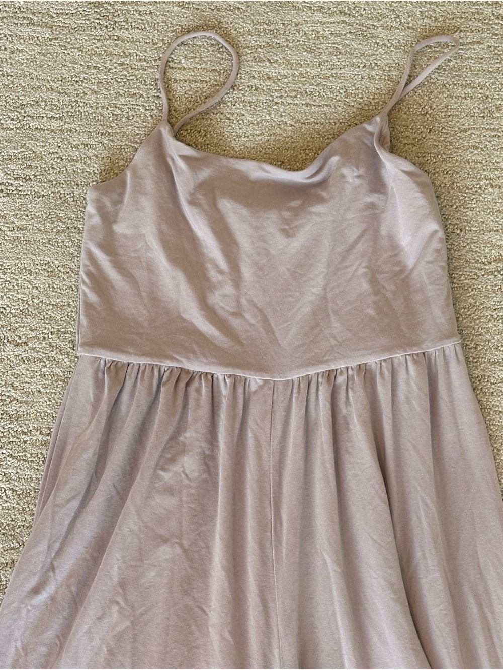 Wilfred Aritzia Dusty Mauve Purple Wide Leg Jumpsuit Women’s M - Picture 4 of 7